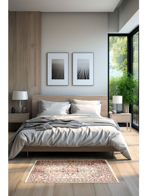 Indian Kashmar 2'1" x 3'1" Hand-knotted Viscose Rug 