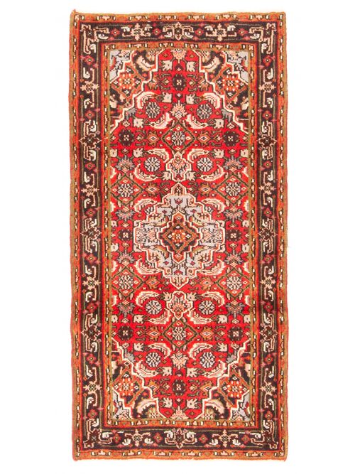 Indian Royal Mahal 1'11" x 4'0" Hand-knotted Wool Rug 