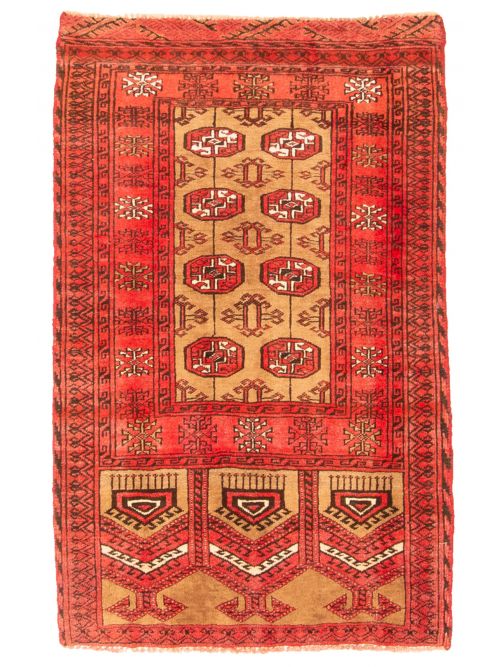 Afghan Khal Mohammadi 2'6" x 3'11" Hand-knotted Wool Rug 