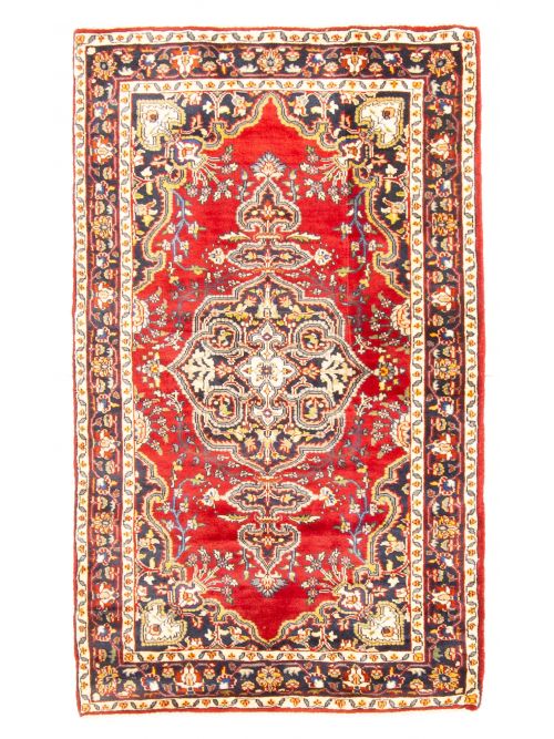Indian Royal Mahal 2'10" x 4'11" Hand-knotted Wool Rug 
