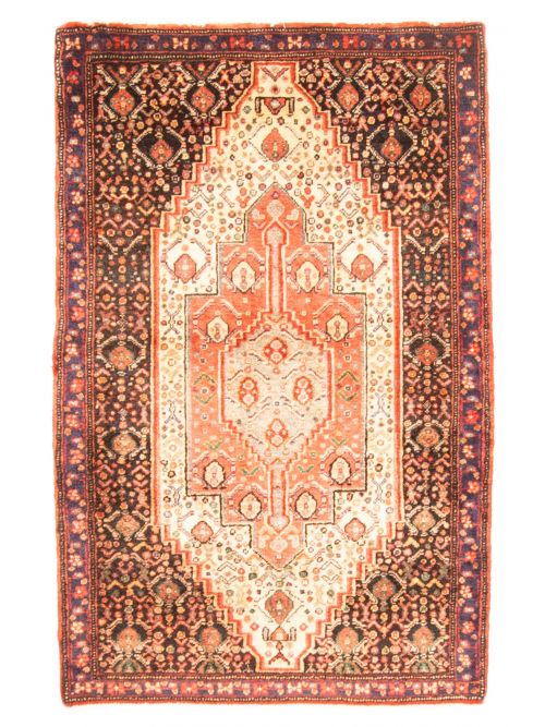Persian Style 2'4" x 3'8" Hand-knotted Wool Rug 
