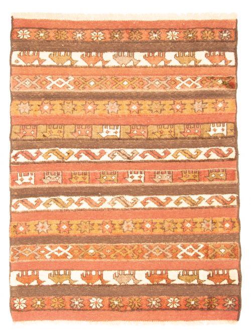 Persian Style 3'1" x 4'0" Hand-knotted Wool Rug 