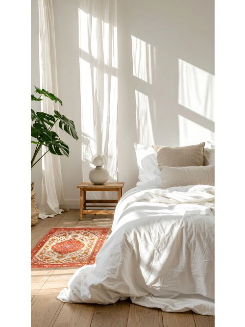 Persian Style 2'11" x 4'7" Hand-knotted Wool Rug 