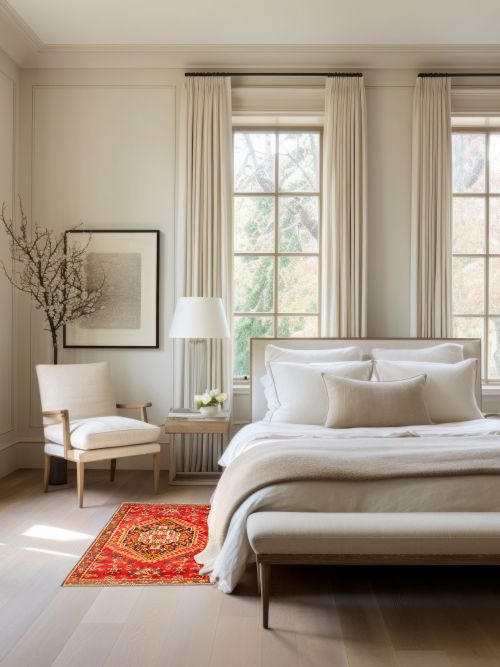 Persian Style 2'1" x 3'6" Hand-knotted Wool Rug 