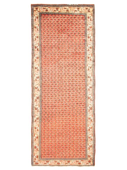 Persian Style 2'4" x 6'5" Hand-knotted Wool Runner Rug 