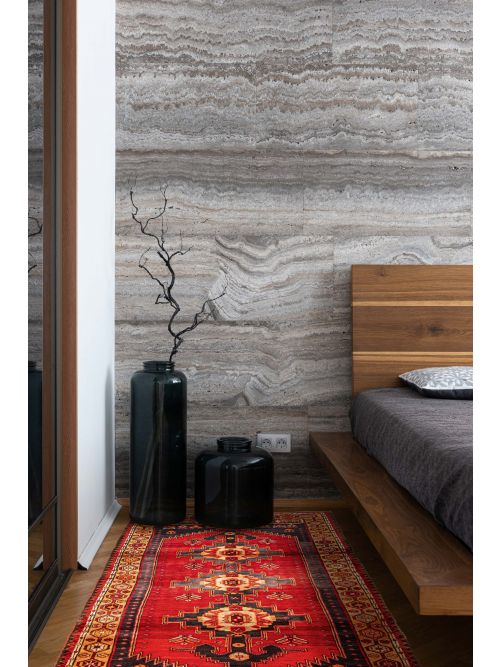 Persian Style 4'1" x 9'9" Hand-knotted Wool Rug 