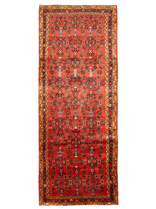 Persian Style 3'9" x 9'7" Hand-knotted Wool Rug 