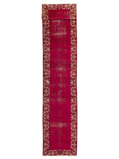 Persian Style 2'9" x 16'1" Hand-knotted Wool Runner Rug 