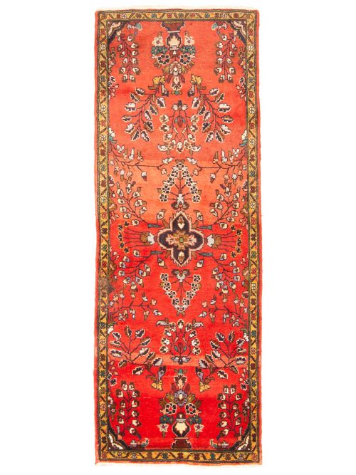 Persian Style 2'4" x 6'7" Hand-knotted Wool Runner Rug 