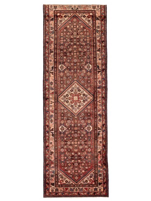 Turkish Andelz 3'5" x 10'4" Hand-knotted Wool Rug 