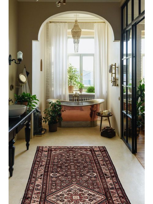 Turkish Andelz 3'5" x 10'4" Hand-knotted Wool Rug 