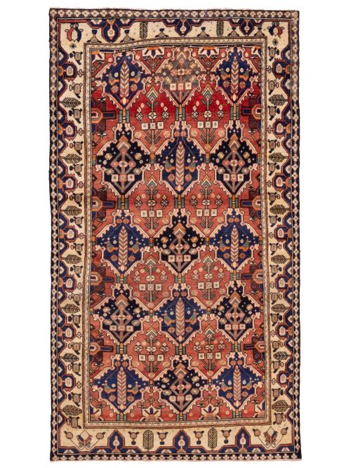 Turkish Konya Anatolian 5'3" x 9'10" Hand-knotted Wool Rug 