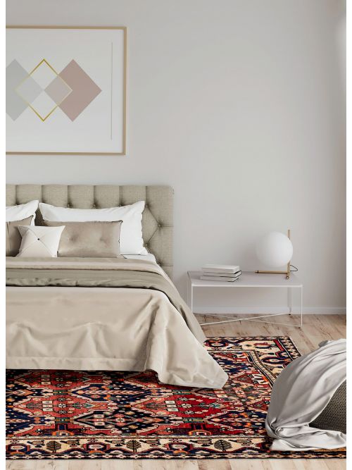Turkish Konya Anatolian 5'3" x 9'10" Hand-knotted Wool Rug 