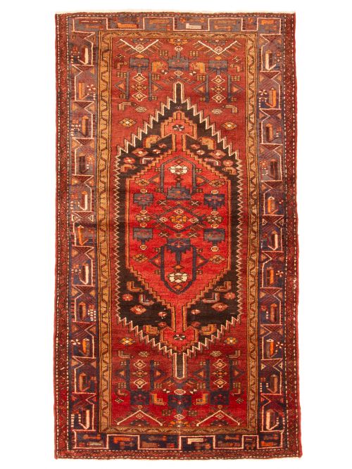 Turkish Andelz 4'2" x 7'9" Hand-knotted Wool Rug 