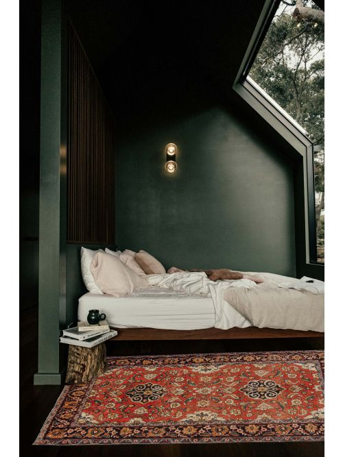 Turkish Andelz 4'6" x 7'5" Hand-knotted Wool Rug 