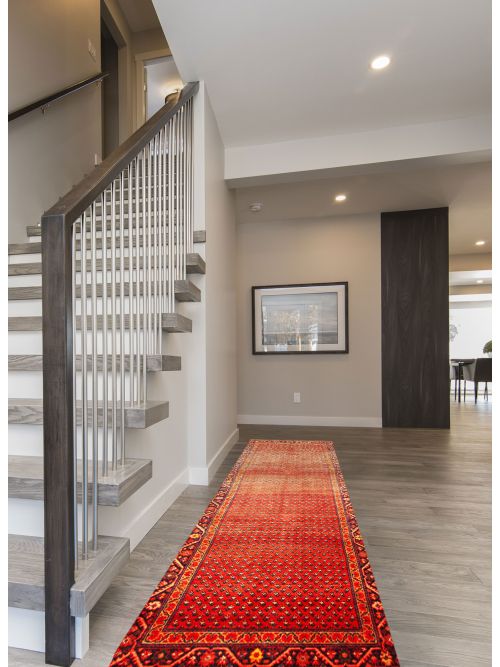 Turkish Andelz 3'7" x 11'4" Hand-knotted Wool Rug 