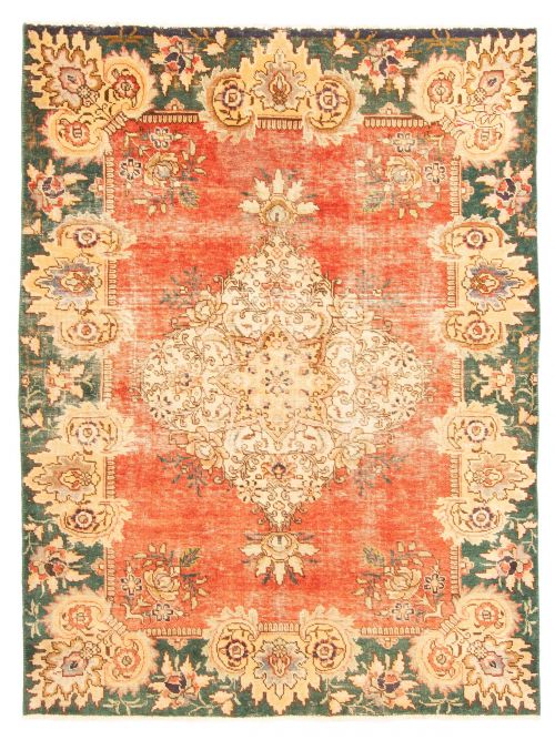 Turkish Antalya Vintage 4'7" x 6'2" Hand-knotted Wool Rug 