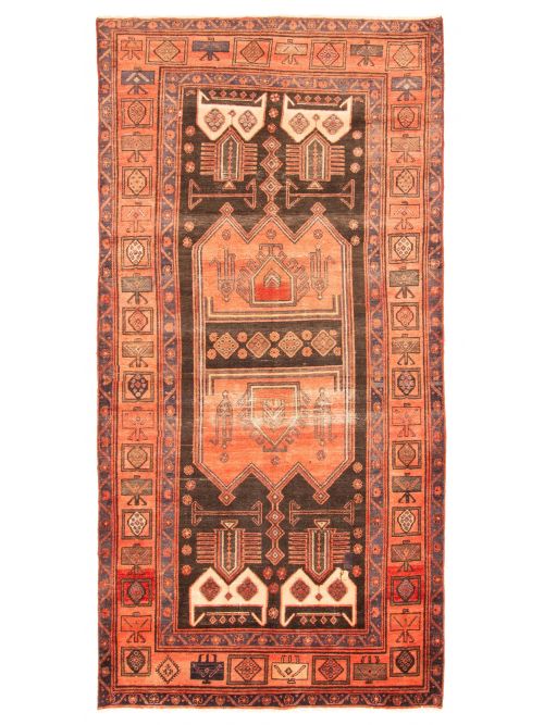 Turkish Konya Anatolian 4'8" x 9'4" Hand-knotted Wool Rug 