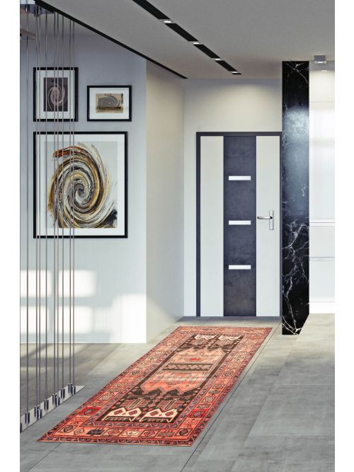 Turkish Konya Anatolian 4'8" x 9'4" Hand-knotted Wool Rug 