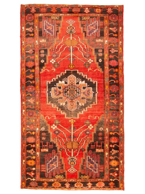 Turkish Konya Anatolian 4'6" x 8'0" Hand-knotted Wool Rug 