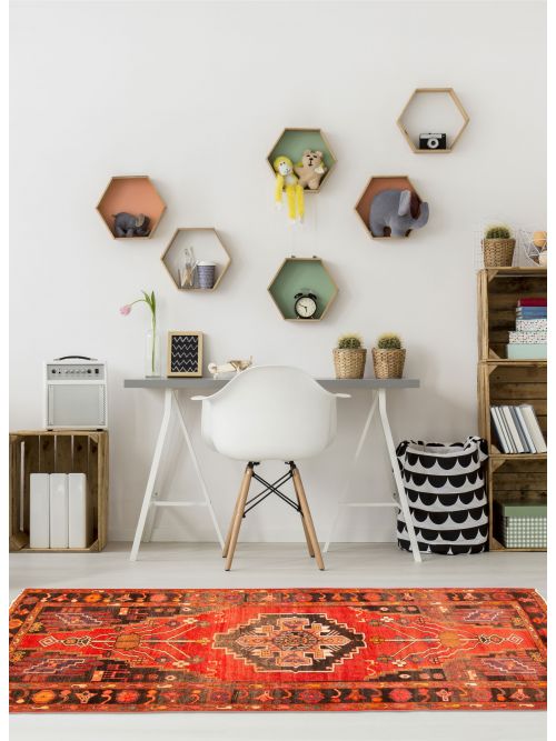 Turkish Konya Anatolian 4'6" x 8'0" Hand-knotted Wool Rug 