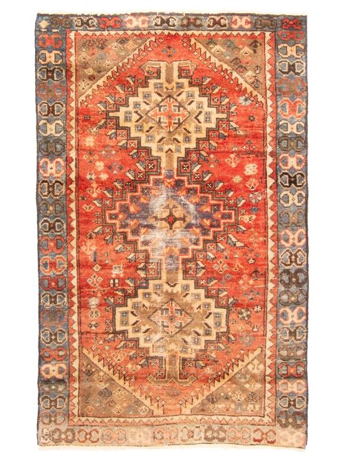 Turkish Andelz 3'2" x 5'1" Hand-knotted Wool Rug 