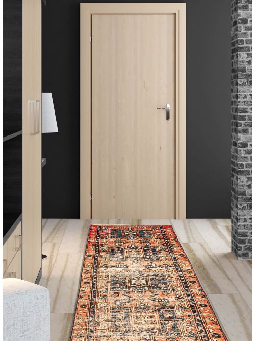 Turkish Konya Anatolian 2'9" x 10'0" Hand-knotted Wool Rug 