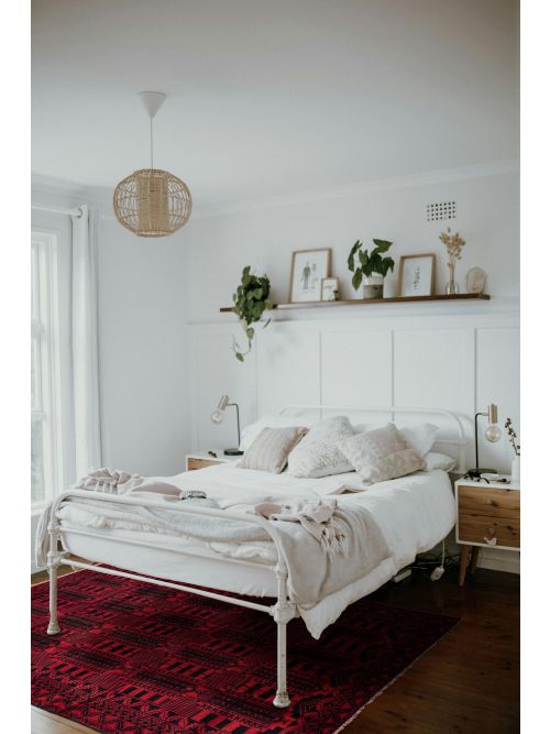 Tapis teimani 6'11" x 11'10" en laine