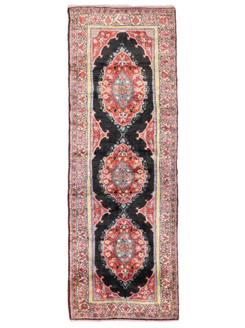 Turkish Hereke 2'2" x 6'0" Hand-knotted Silk Runner Rug 