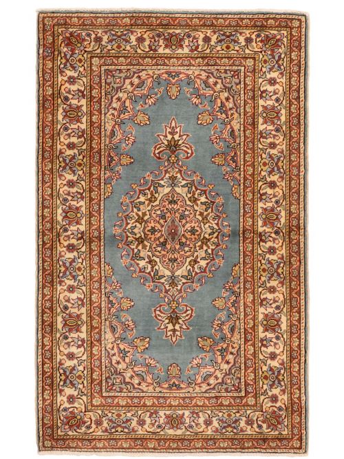 Turkish Hereke 2'11" x 4'9" Hand-knotted Wool Rug 