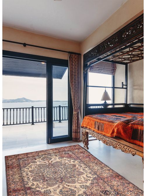 Tapis antalya vintage 9'5" x 12'3" en laine