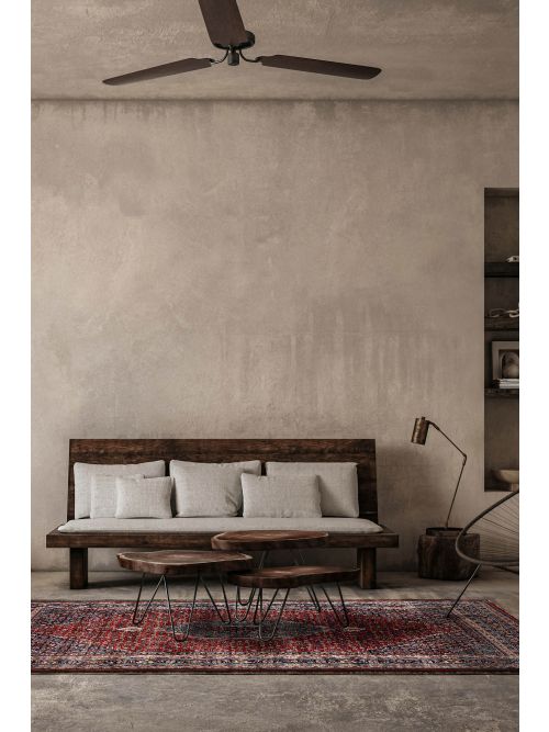Indian Bijar 6'3" x 11'6" Hand-knotted Wool Rug 