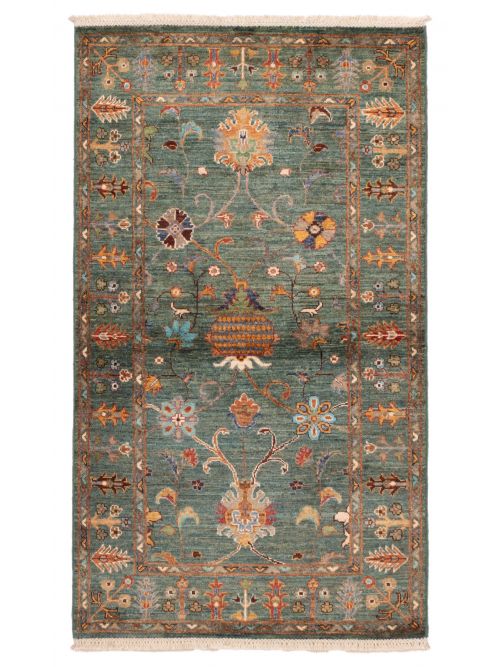 Pakistani Modern Ersari 2'11" x 5'1" Hand-knotted Wool Rug 