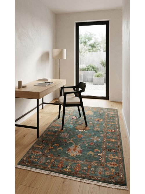 Pakistani Modern Ersari 2'11" x 5'1" Hand-knotted Wool Rug 