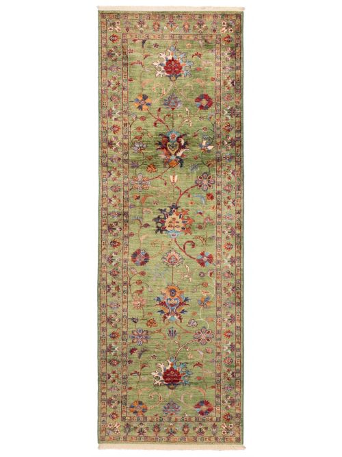 Pakistani Modern Ersari 2'9" x 8'2" Hand-knotted Wool Runner Rug 