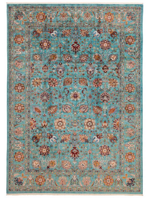 Pakistani Modern Ersari 8'2" x 11'3" Hand-knotted Wool Rug 