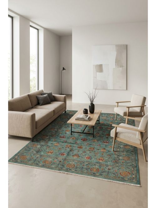 Pakistani Modern Ersari 10'0" x 13'0" Hand-knotted Wool Rug 