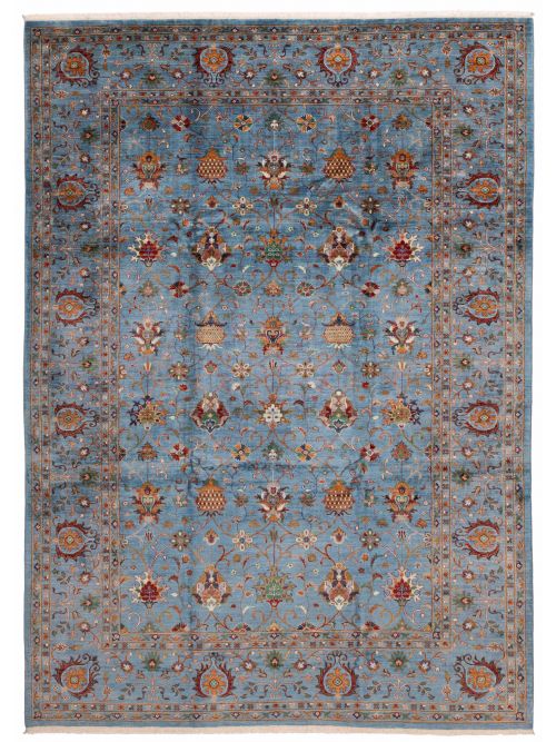 Pakistani Modern Ersari 8'10" x 12'2" Hand-knotted Wool Rug 