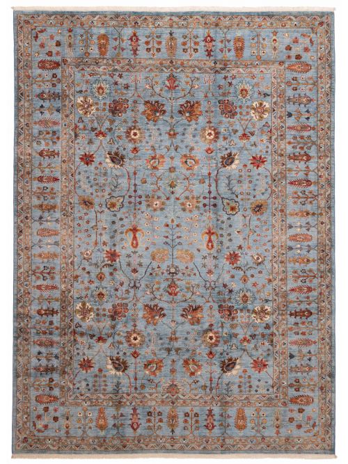 Pakistani Modern Ersari 8'9" x 11'11" Hand-knotted Wool Rug 