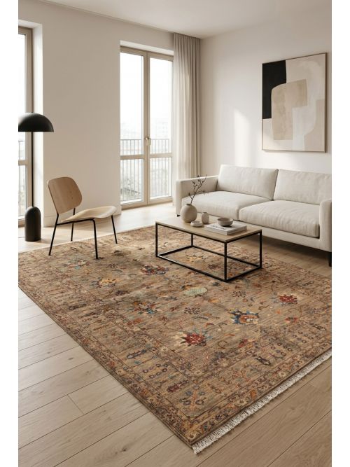 Pakistani Modern Ersari 5'9" x 8'1" Hand-knotted Wool Rug 