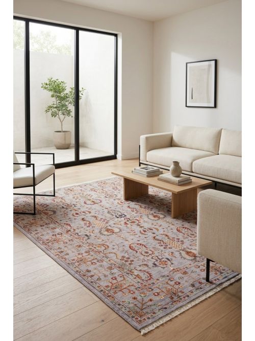 Pakistani Modern Ersari 5'8" x 7'7" Hand-knotted Wool Rug 