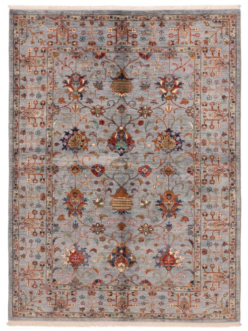 Pakistani Modern Ersari 5'10" x 7'9" Hand-knotted Wool Rug 