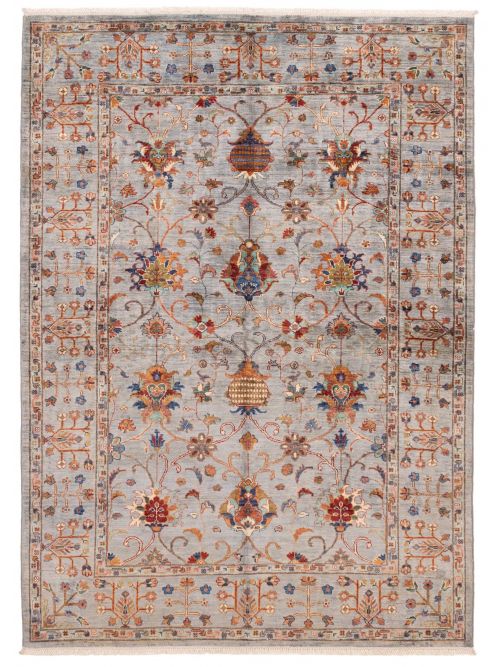 Pakistani Modern Ersari 5'9" x 8'0" Hand-knotted Wool Rug 