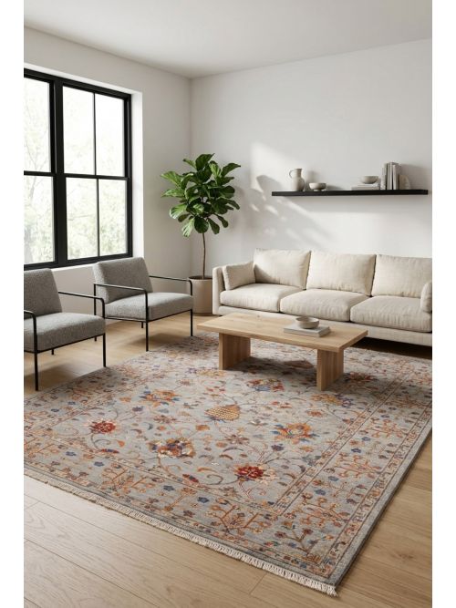 Pakistani Modern Ersari 5'9" x 8'0" Hand-knotted Wool Rug 