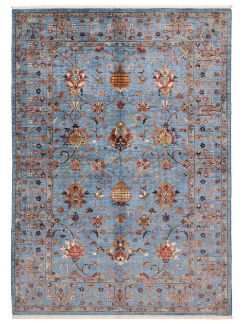 Pakistani Modern Ersari 5'8" x 7'10" Hand-knotted Wool Rug 
