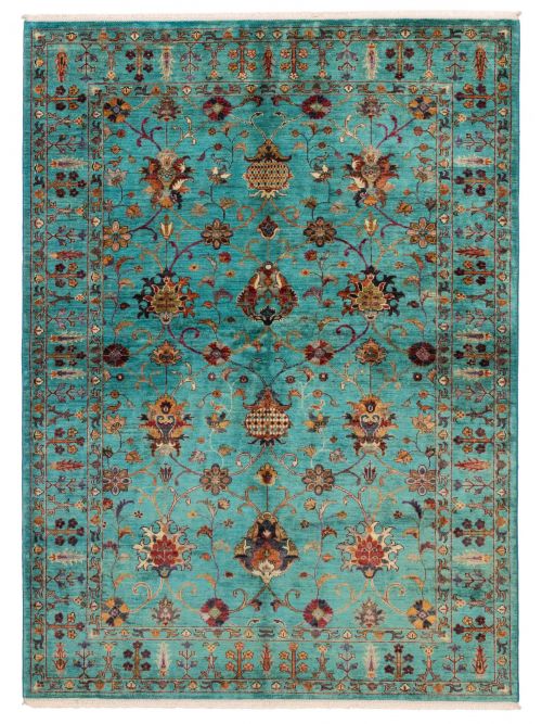 Pakistani Modern Ersari 5'9" x 7'11" Hand-knotted Wool Rug 