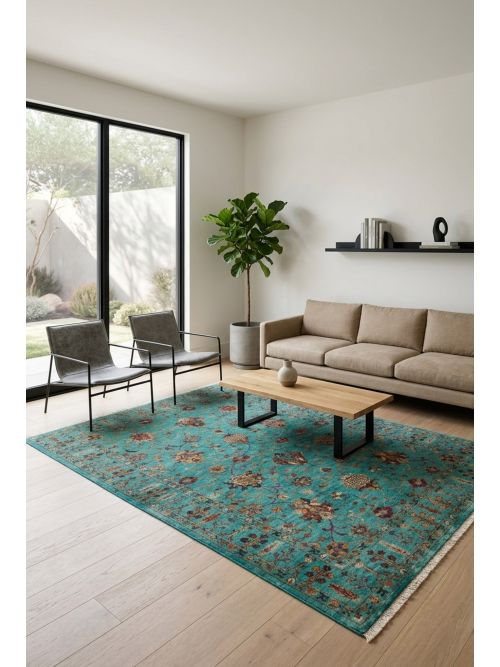 Pakistani Modern Ersari 5'9" x 7'11" Hand-knotted Wool Rug 