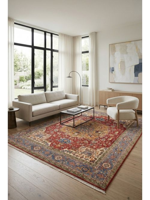 Afghan Aryana 8'2" x 9'10" Hand-knotted Wool Rug 