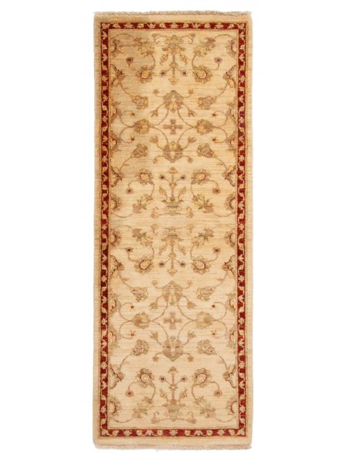 Pakistani Peshawar Oushak 2'3" x 6'2" Hand-knotted Wool Runner Rug 