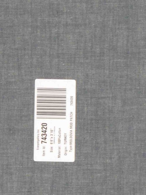 Turkish Moldovia Mod Patch 3'10" x 6'6" Flat-Weave Cotton Kilim 